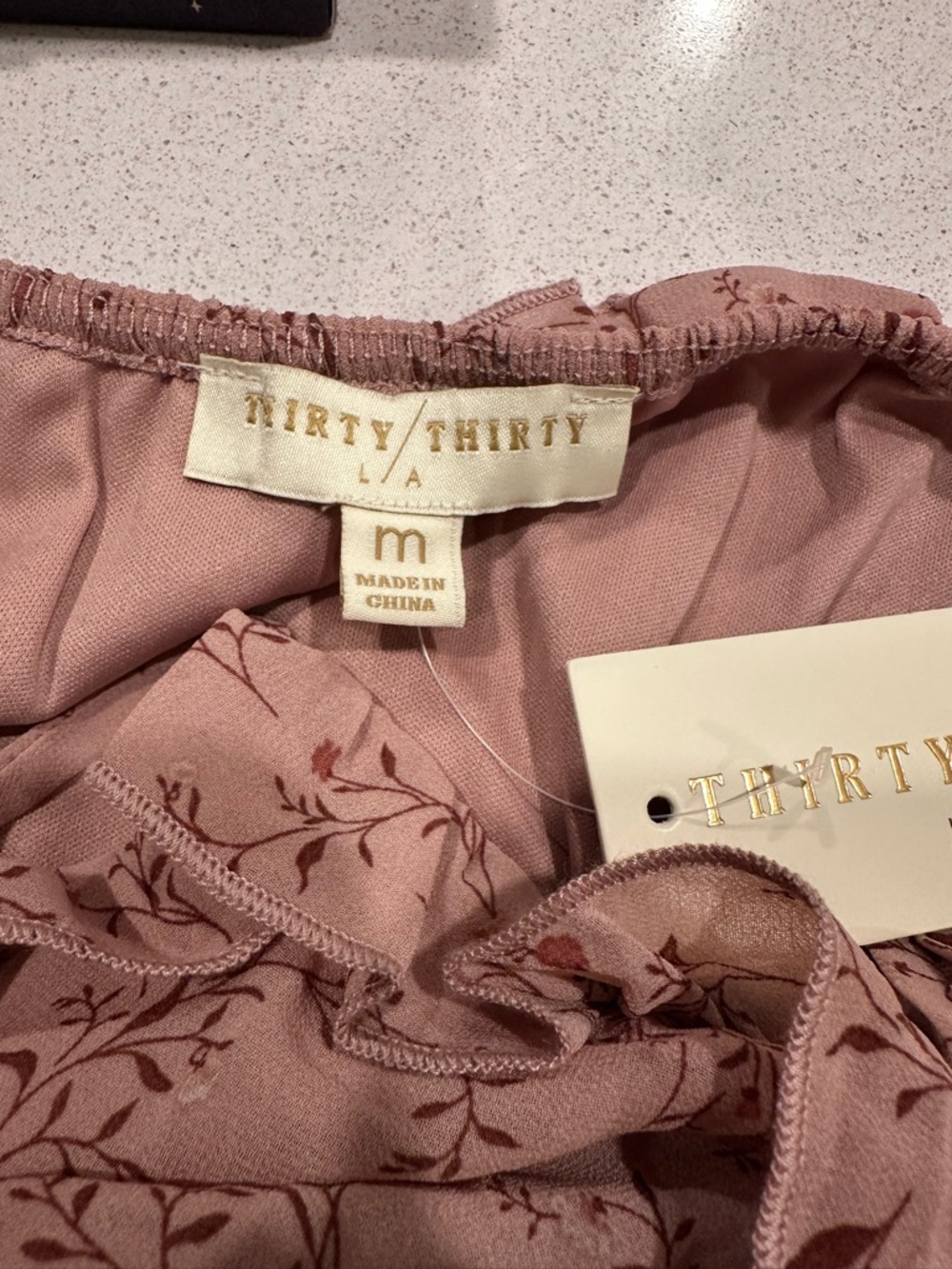 Pink Floral Ruffle Sundress - Picture 4 of 4